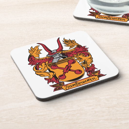 Onderzetters van de familiekruitkerkork (Linkerzijde)