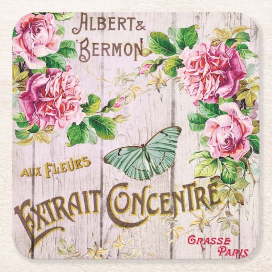 Onderzetters van de Franse hoofdstad Paris — Distr (Voorkant)