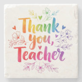 Onderzetters van de leerkracht - Dank u, leerkrach (Voorkant)