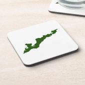 Onderzetters van de Logo van de visserseilanden -  (Linkerzijde)