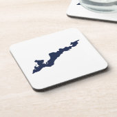 Onderzetters van de Logo van de visserseilanden -  (Linkerzijde)