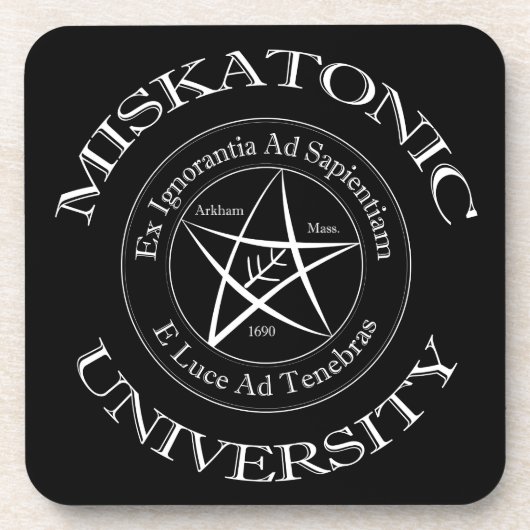 Onderzetters van de Miskatonic University (Voorkant)