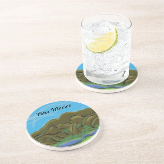 Onderzetters van de New Mexico Mountains (Zijkant)
