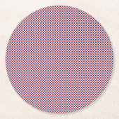 Onderzetters VAN DE Rood-, Wit-, Blauw-Gingham-PAP (Voorkant)