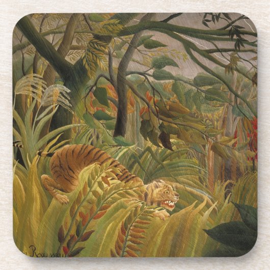 Onderzetters van de tijger van Rousseau (Voorkant)