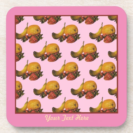 Onderzetters van fruitplastic (Voorkant)