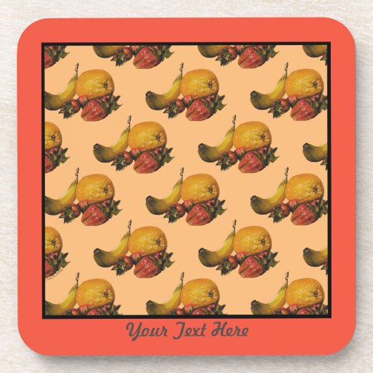 Onderzetters van fruitplastic (Voorkant)