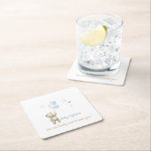 Onderzetters van gepersonaliseerd Baby shower Tedd (Insitu)
