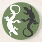 Onderzetters van hagedis Reptiel Art Onderzetter L (Voorkant)