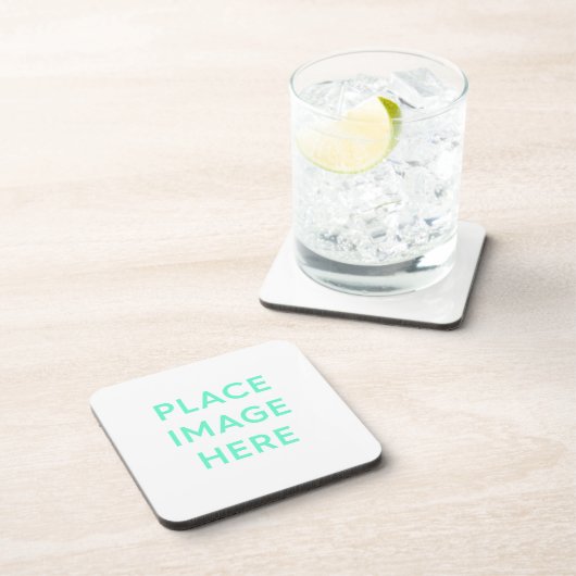 Onderzetters van harde kunststof met kurk achterzi (Rechterzijde)