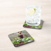 Onderzetters van harde kunststof met kurkrug - set (Rechterzijde)