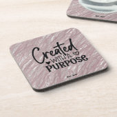 Onderzetters van harde kunststof met kurkrug - set (Linkerzijde)