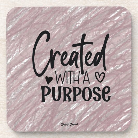 Onderzetters van harde kunststof met kurkrug - set (Voorkant)