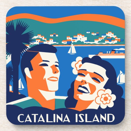 Onderzetters van het  eiland Catalina - reeks 6 (Voorkant)