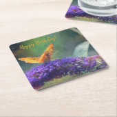 Onderzetters van het Magical Butterfly Party (Schuin)