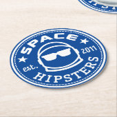 Onderzetters van het Square Space Hipsters (6 pack (Gebogen)