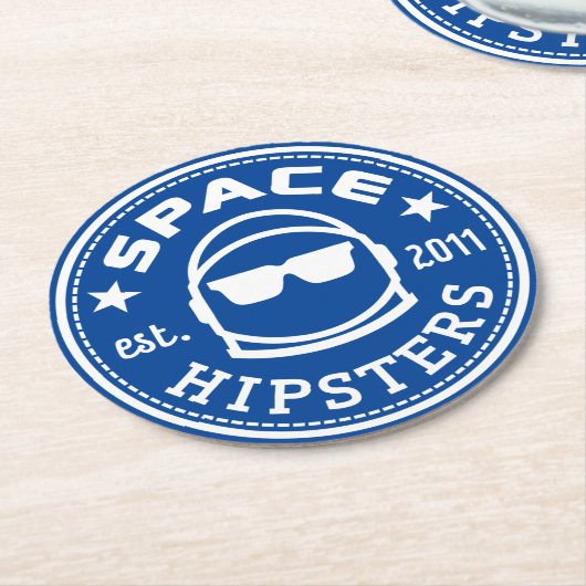 Onderzetters van het Square Space Hipsters (6 pack (Gebogen)