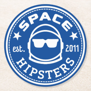 Onderzetters van het Square Space Hipsters (6 pack