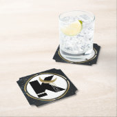 Onderzetters van initiaal K Moon- en Star-papierfe (Insitu)