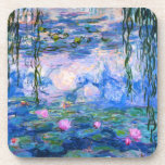 Onderzetters van Monet Water Lilies<br><div class="desc">Monet Water Lilies onderzetters. Olieverf op canvas vanaf 1916. Monet schilderde zijn beroemde waterlelie obsessief in de laatste jaren van zijn loopbaan, waarbij hij inspiratie putte uit het licht van de zon en het verschuivende effect ervan op het water, de aquatische bloemen en de bladeren. Dit schilderij is voorzien van...</div>