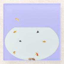 Onderzetters van ontsnappingsglas