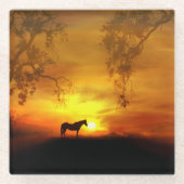 Onderzetters van paardenglas (Voorkant)