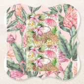 Onderzetters van papier bloemen (Voorkant)