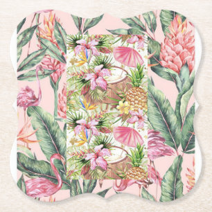 Onderzetters van papier bloemen