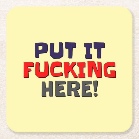 Onderzetters van partijen (Voorkant)