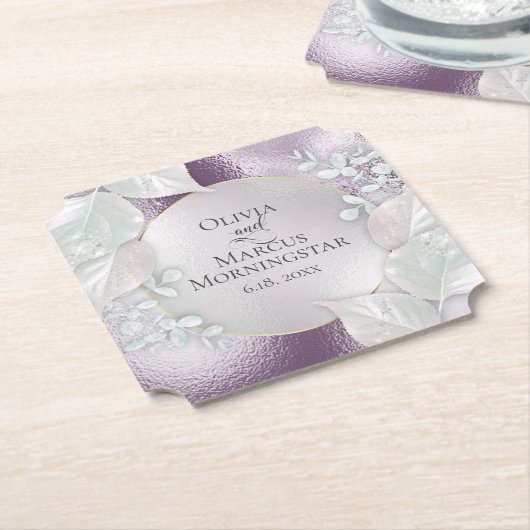 Onderzetters van partijen | Dispy Eggplant Shimmer (Gekanteld)