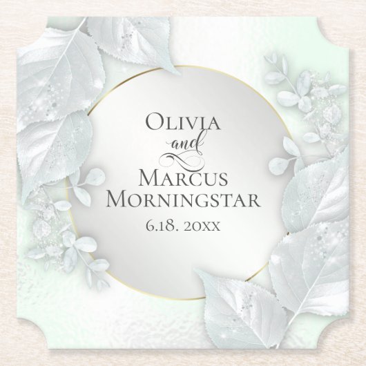 Onderzetters van partijen | Honeydew Shimmer (Voorkant)