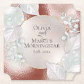 Onderzetters van partijen | Terracotta Rust Shimme (Voorkant)