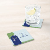 Onderzetters van politiebox Wedding Paper v4 (Insitu)