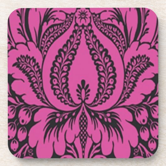 Onderzetters van roze bruine fantasy (Voorkant)