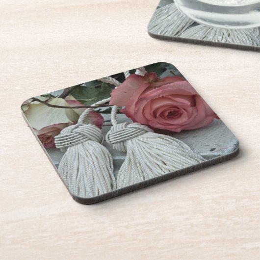 Onderzetters van rozen en tassels (Linkerzijde)