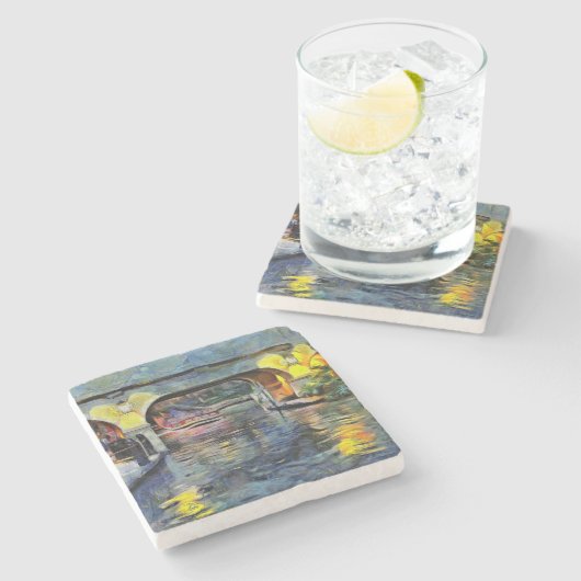 Onderzetters van San Antonio Riverwalk (Zijkant)