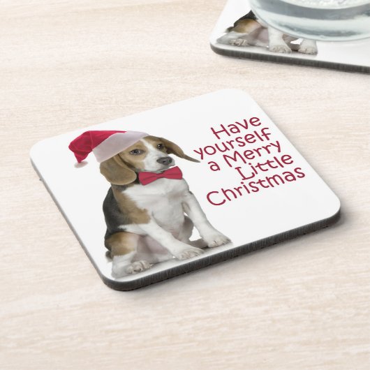 Onderzetters van Santa Beagle (Linkerzijde)