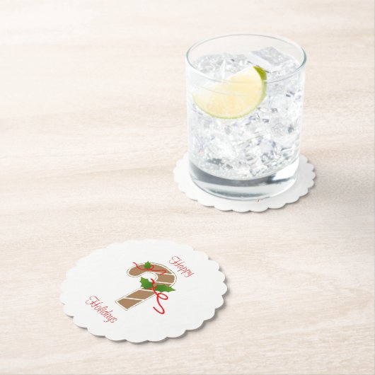 Onderzetters van suikerbrood Candy Cane (Insitu)