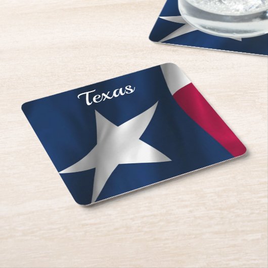 Onderzetters van Texas papier (Schuin)