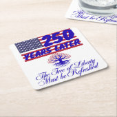 Onderzetters van Tree of Liberty papier (Schuin)