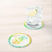 Onderzetters van tropisch anananassapier (Insitu)