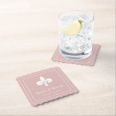 Onderzetters van trouwe Roos Fleur de Lis Wedding  (Insitu)