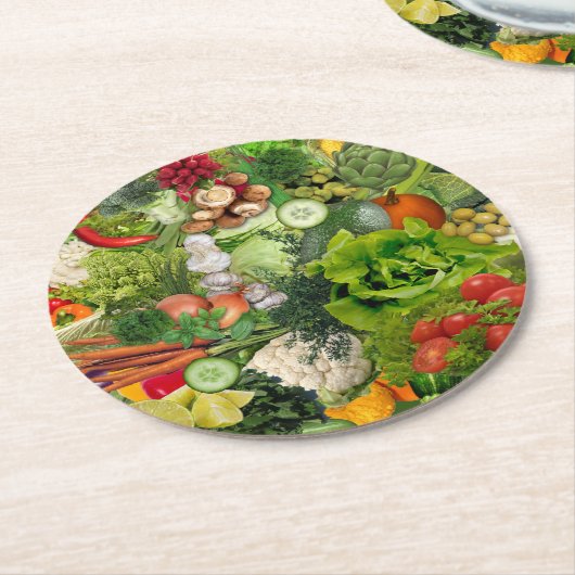 Onderzetters van Veggies (Gebogen)