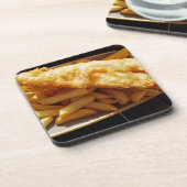 Onderzetters van vis en chips (Linkerzijde)