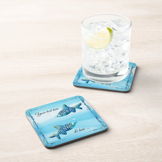 Onderzetters van vispisces Fantasy Water World (Rechterzijde)