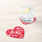 Onderzetters van witte en rode Valentijn (Insitu)