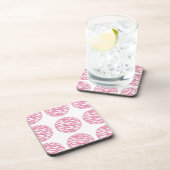 Onderzetters van Zebra Print Polka Dots (Rechterzijde)