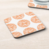 Onderzetters van Zebra Print Polka Dots (Linkerzijde)