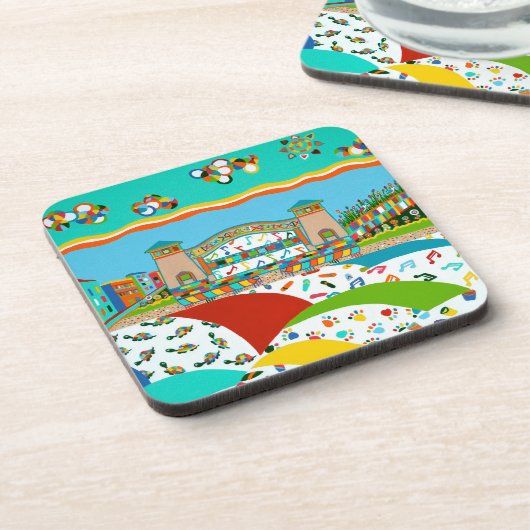 Onderzetters van zee Isle City Band Shell (Linkerzijde)