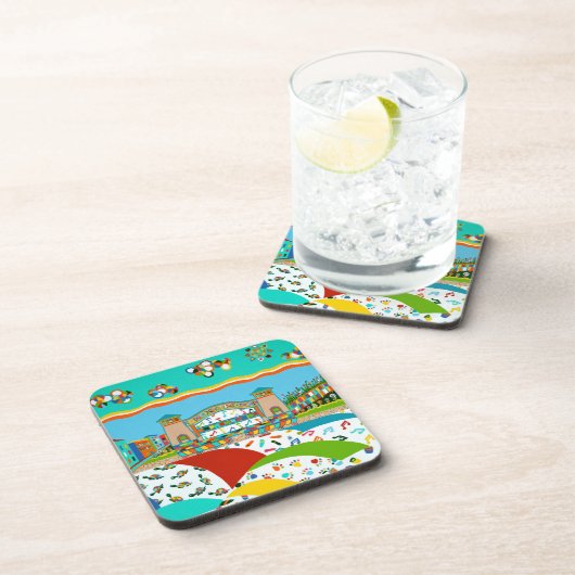 Onderzetters van zee Isle City Band Shell (Rechterzijde)